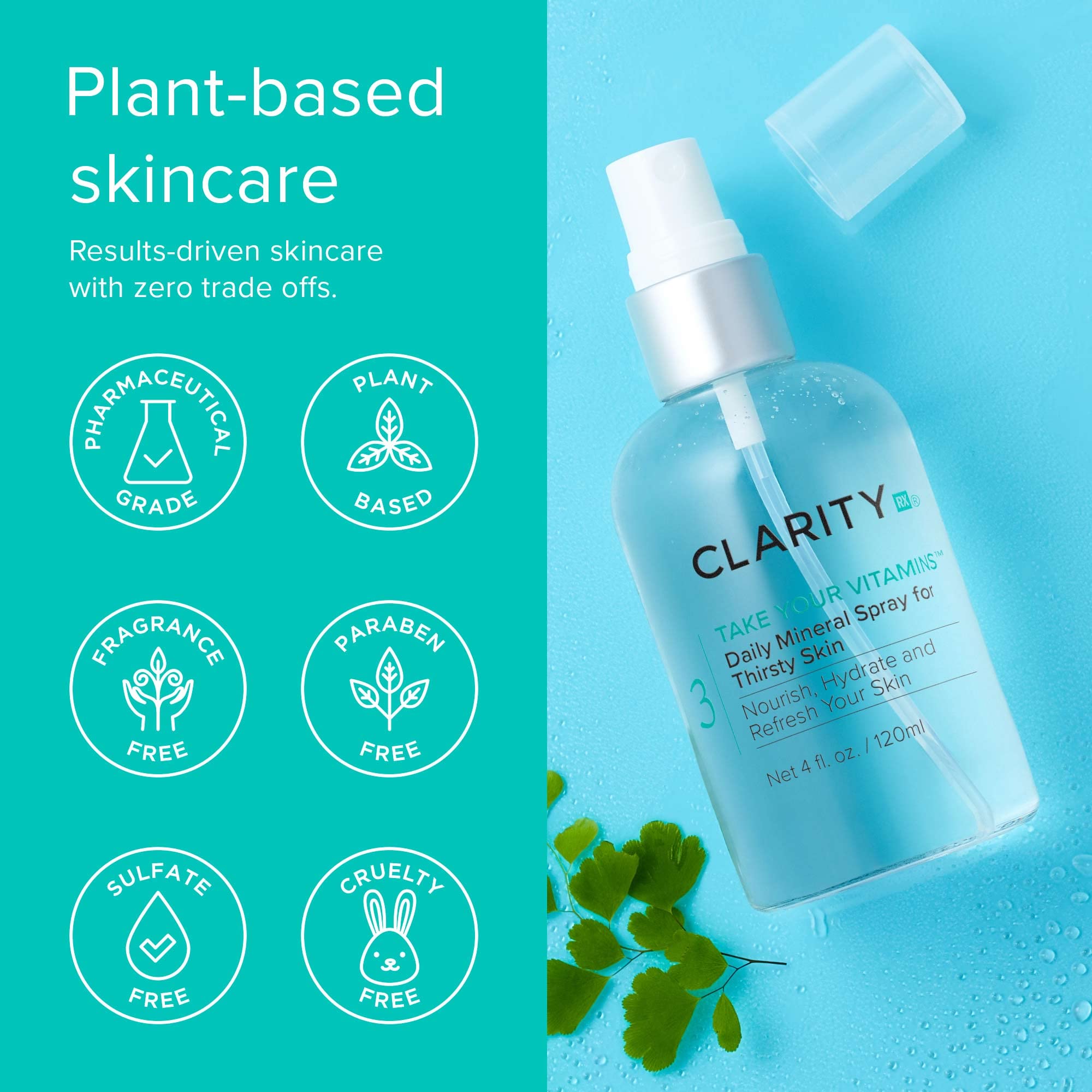 Clarityrx Vitamins Daily Mineral Spray, 4 Fl Oz (Packaging May Vary)